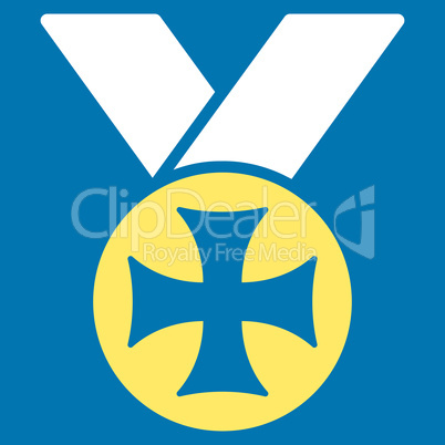 Maltese medal icon from Competition & Success Bicolor Icon Set