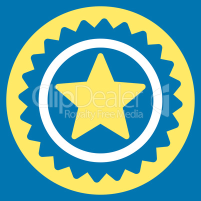 Medal seal icon from Competition & Success Bicolor Icon Set