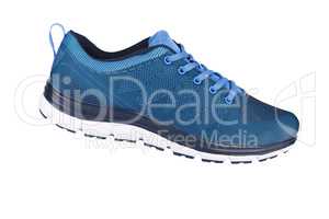 Blue sneaker isolated on white