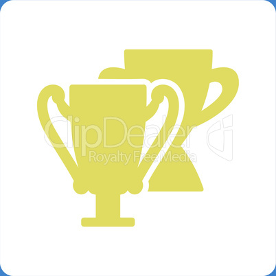 bg-Blue Bicolor Yellow-White--trophy cups.eps