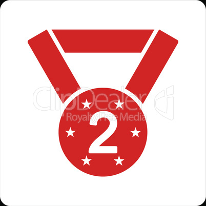 bg-Black Bicolor Red-White--second medal.eps