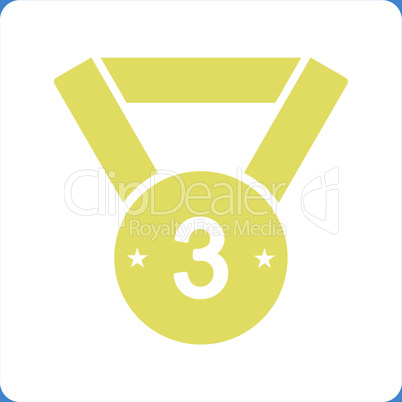 bg-Blue Bicolor Yellow-White--third medal.eps