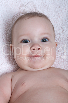 Cute baby girl portrait