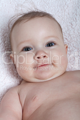 Cute baby girl portrait