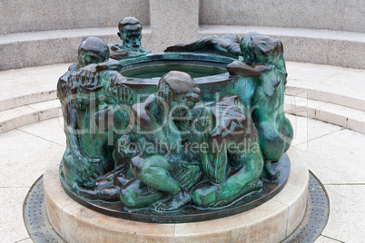 The Well of Life, sculpture made by famous Croatian sculptor Iva