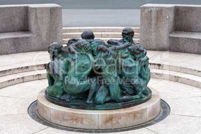 The Well of Life, sculpture made by famous Croatian sculptor Iva