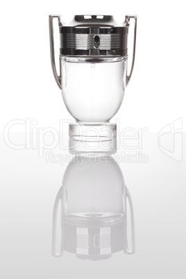 Perfume bottle shaped as a goblet