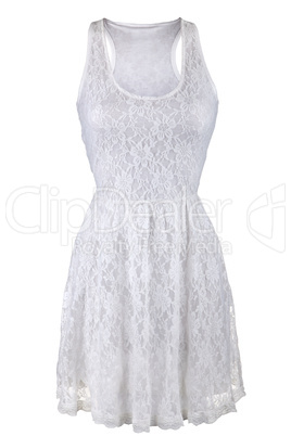 White lace dress