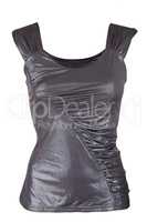 Female metallic tank top