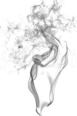 Abstract dark smoke