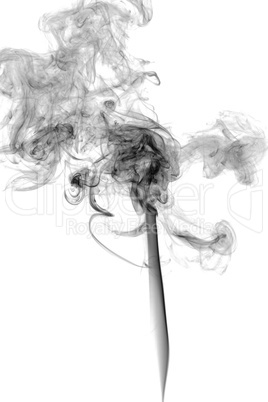 Abstract dark smoke