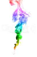 Abstract multicolored smoke