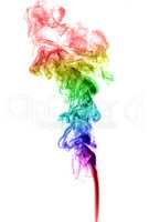 Abstract multicolored smoke