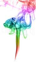 Abstract multicolored smoke