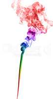 Abstract multicolored smoke