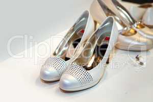 Elegant bridesmaid shoes