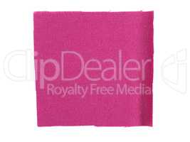 Pink fabric sample