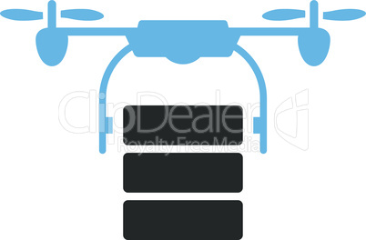 Bicolor Blue-Gray--cargo drone.eps