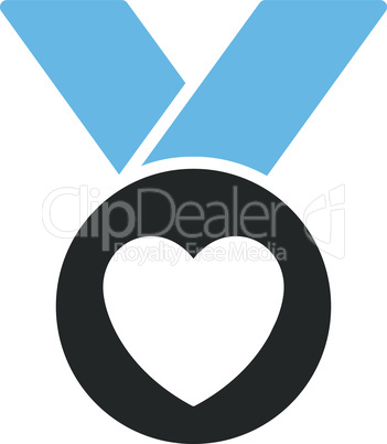 Bicolor Blue-Gray--charity medal.eps