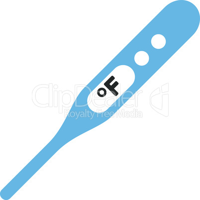 Bicolor Blue-Gray--fahrenheit thermometer.eps