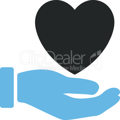 Bicolor Blue-Gray--heart charity.eps