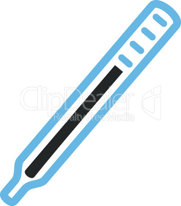Bicolor Blue-Gray--medical thermometer.eps