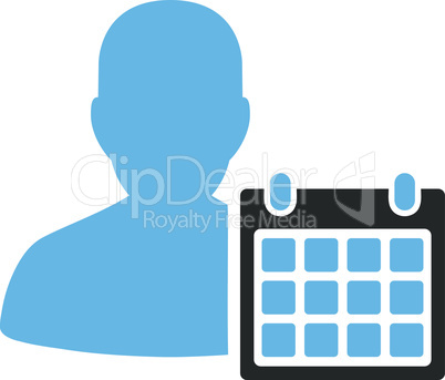 Bicolor Blue-Gray--patient calendar.eps