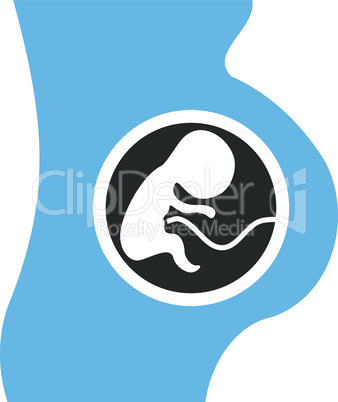 Bicolor Blue-Gray--pregnant woman.eps