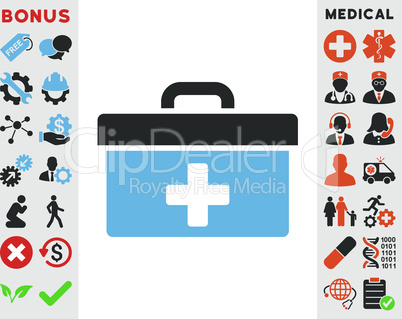 Bicolor Blue-Gray--first aid toolbox.eps