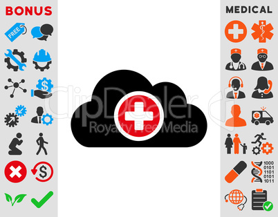 Health Care Cloud Icon