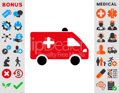 Hospital Car Icon