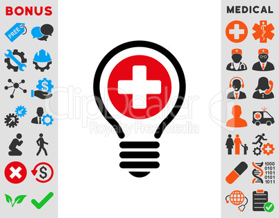 Medical Bulb Icon