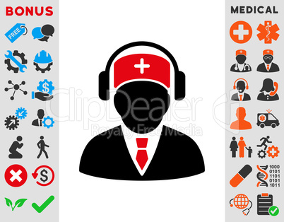 Medical Call Center Icon