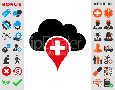 Medical Cloud Icon