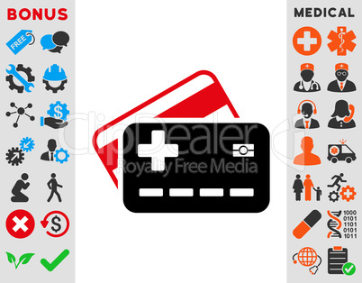 Medical Insurance Cards Icon