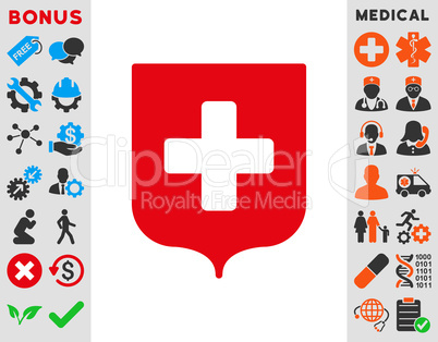 Medical Shield Icon