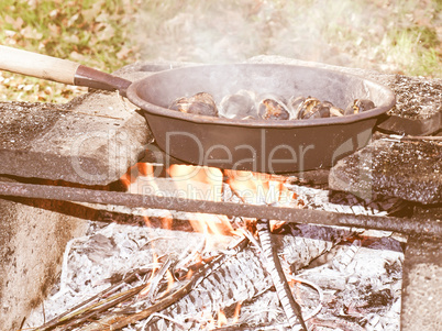 Retro looking Barbecue