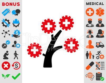 Medical Technology Tree Icon