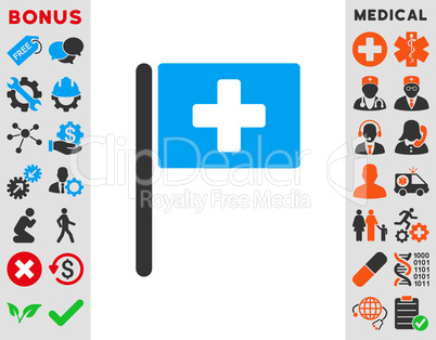 Hospital Flag Icon