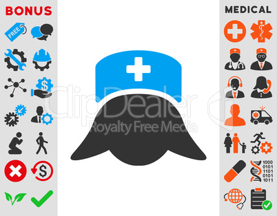 Hospital Nurse Head Icon