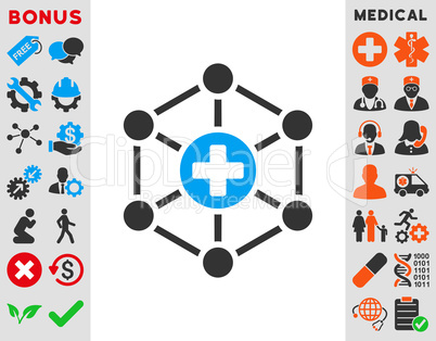 Medical Network Icon