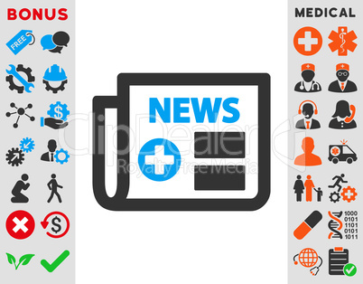 Medical Newspaper Icon