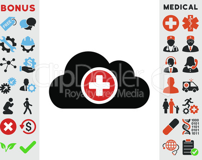 Bicolor Blood-Black--health care cloud.eps
