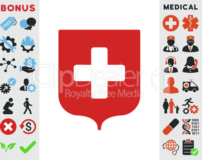 Bicolor Blood-Black--medical shield.eps