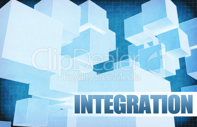 Integration on Futuristic Abstract