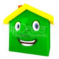 House as a cartoon character