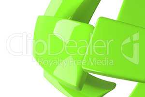 green isolated rectangles background part