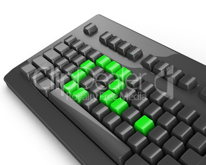 green keyboard question