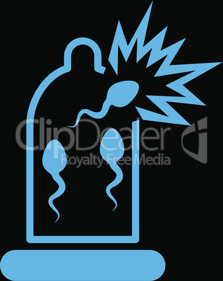 bg-Black Blue--damaged condom with sperm.eps