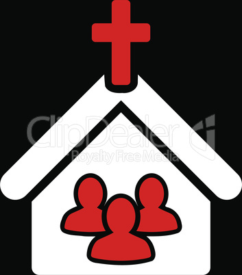bg-Black Bicolor Red-White--church.eps